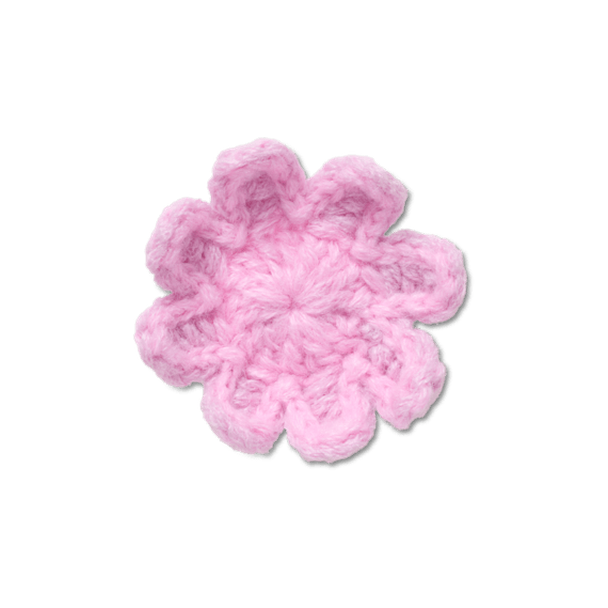 Crochet Light Pink Flower