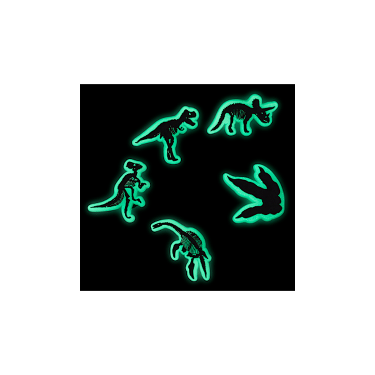 Glow In The Dark Dino 5 Pack