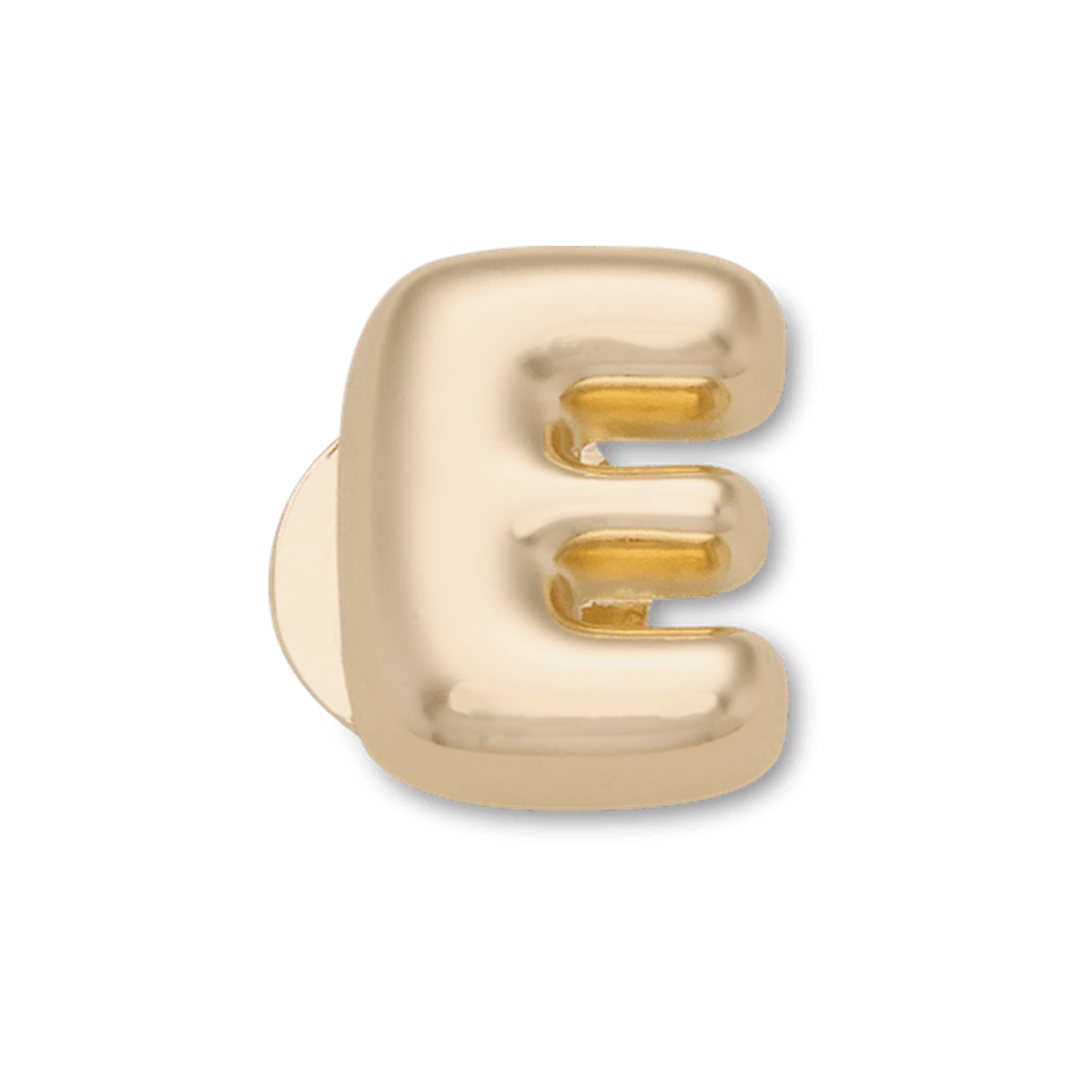 Gold Bubble Letter E