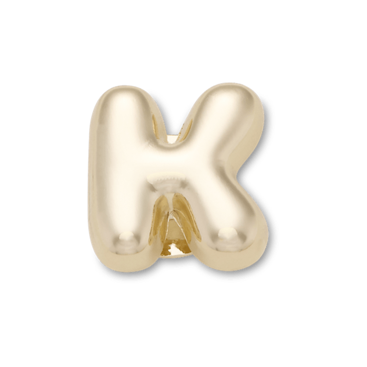 Gold Bubble Letter K
