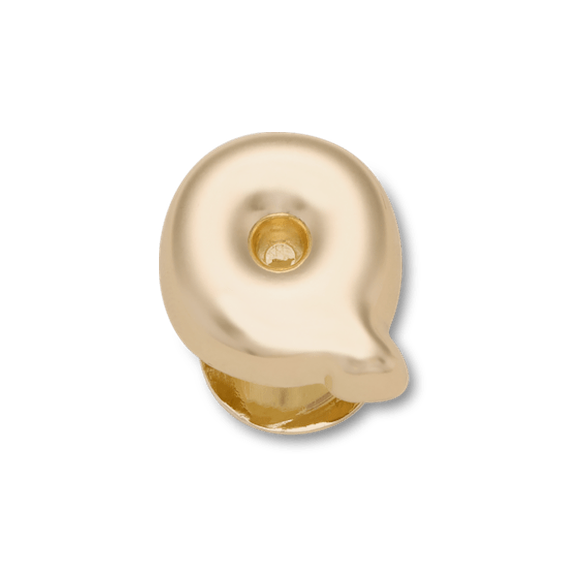 Gold Bubble Letter Q