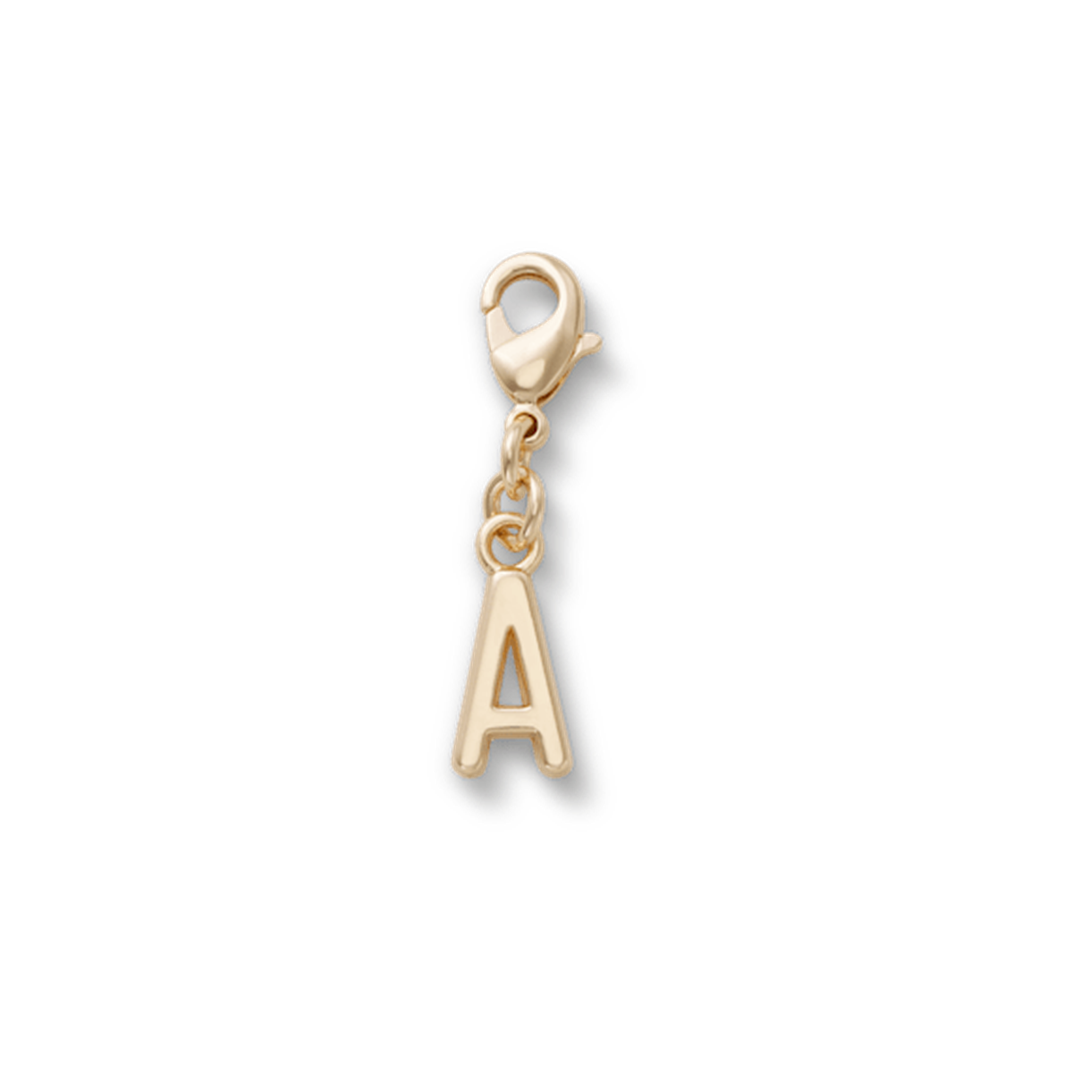 Gold Letter A Charm