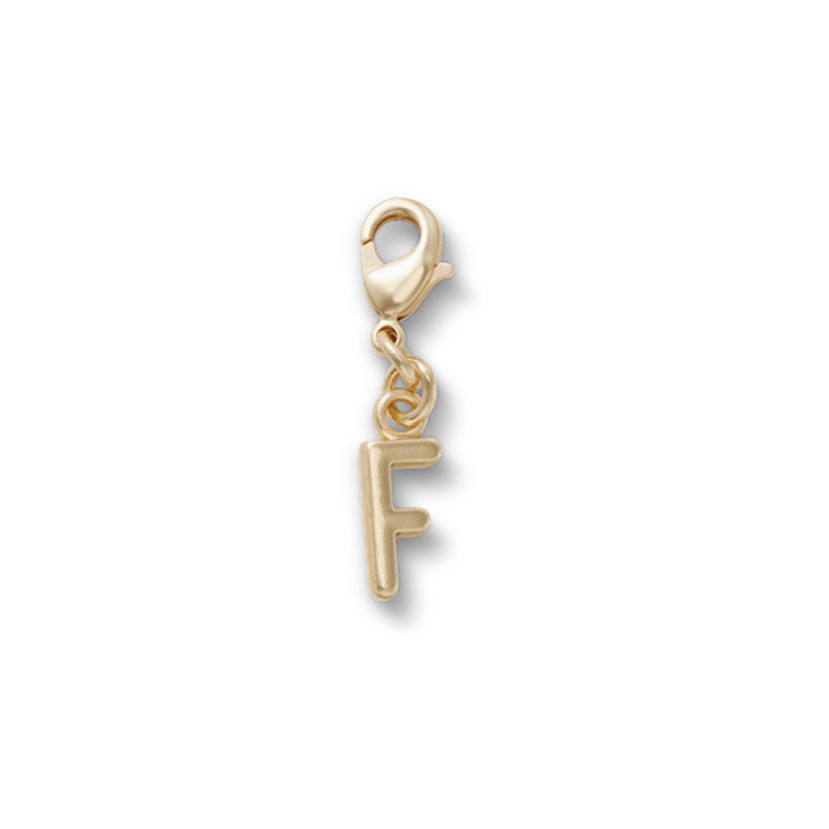 Gold Letter F Charm