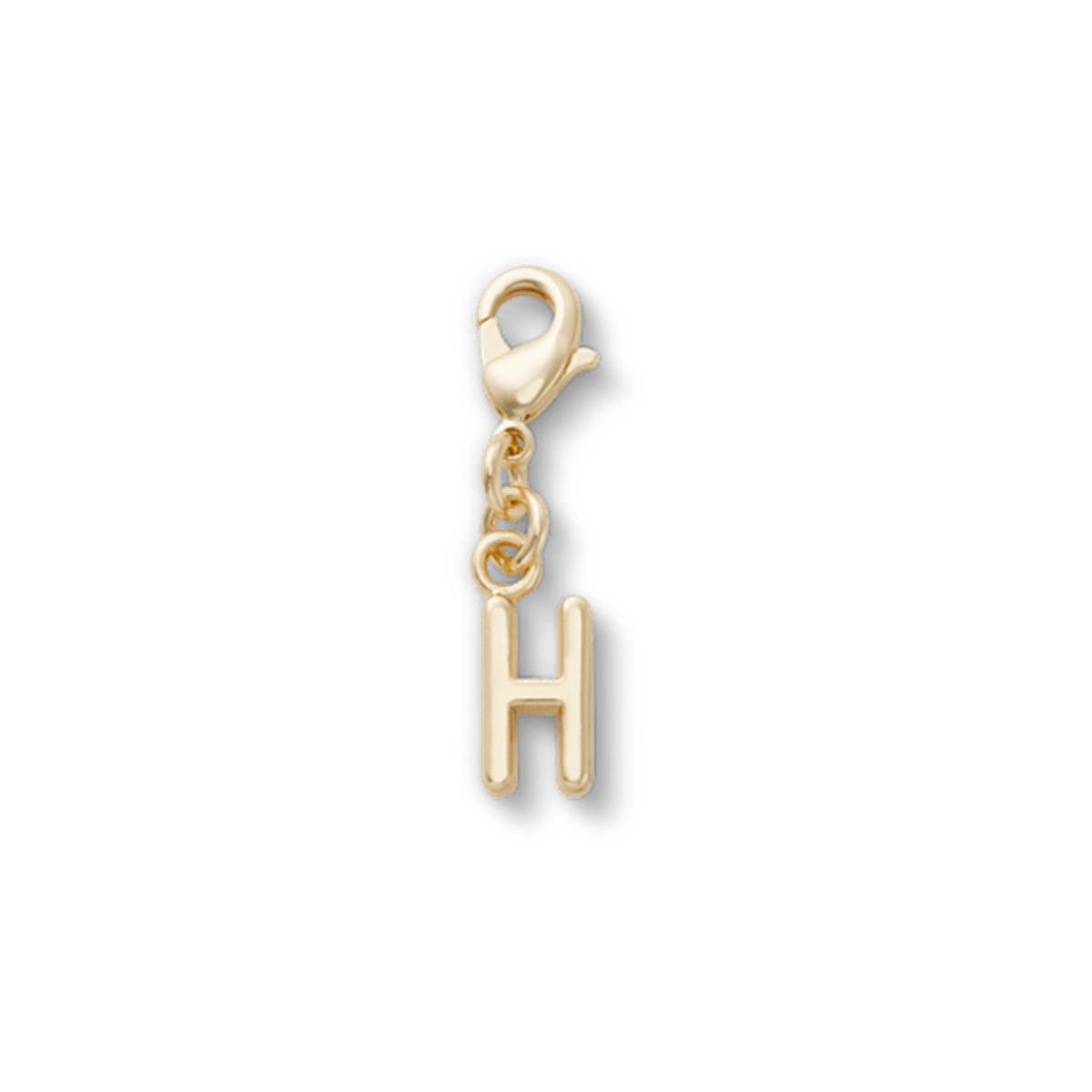 Gold Letter H Charm