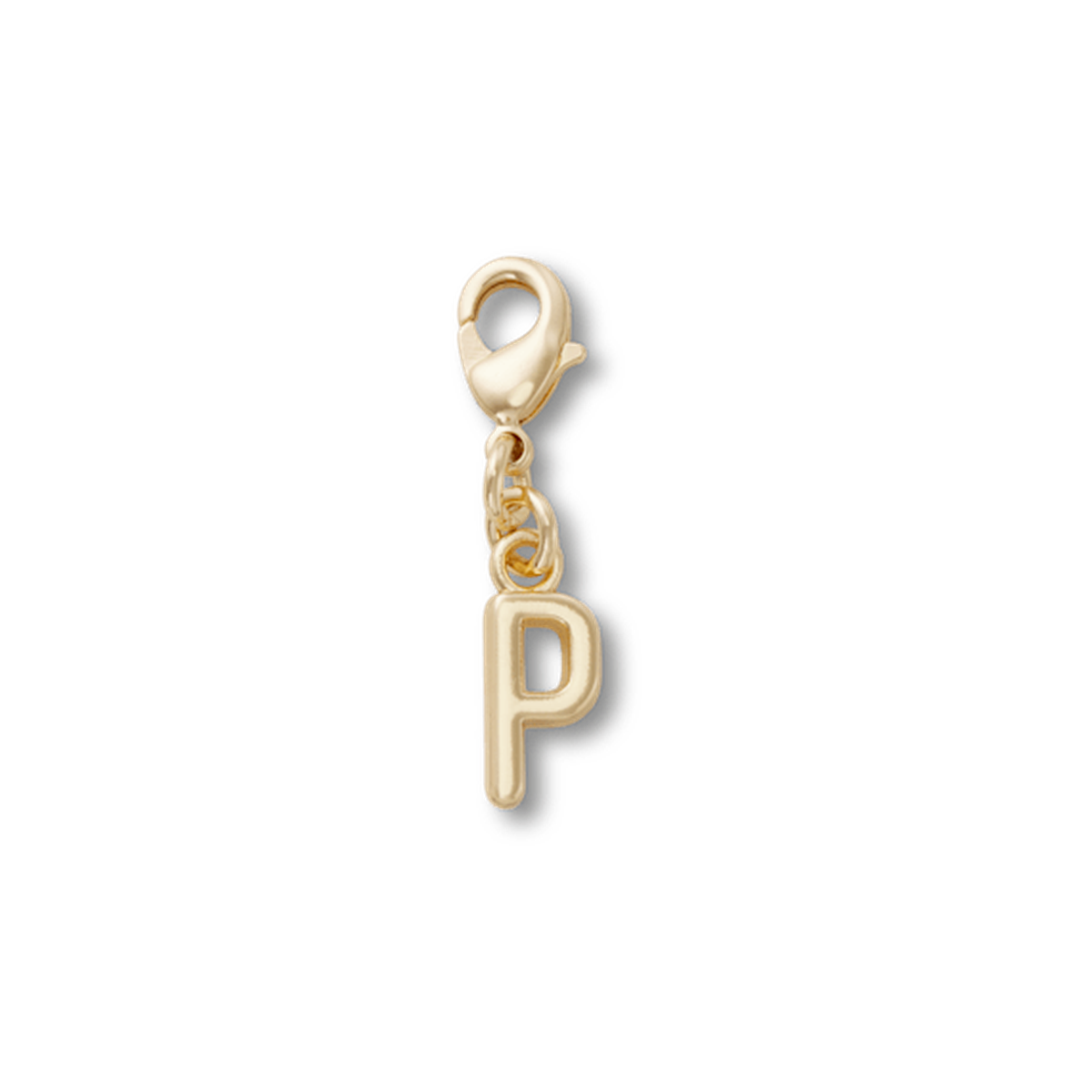 Gold Letter P Charm