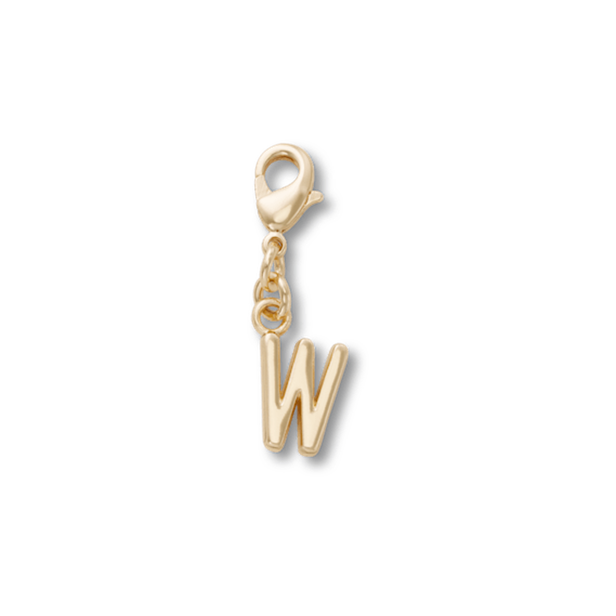 Gold Letter W Charm