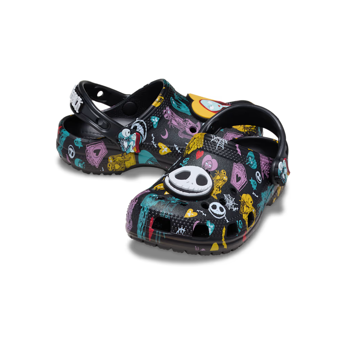 Crocs Toddlers’ Disney Tim Burton's The Nightmare Before Christmas Jack and Sally Classic Clog ALT110