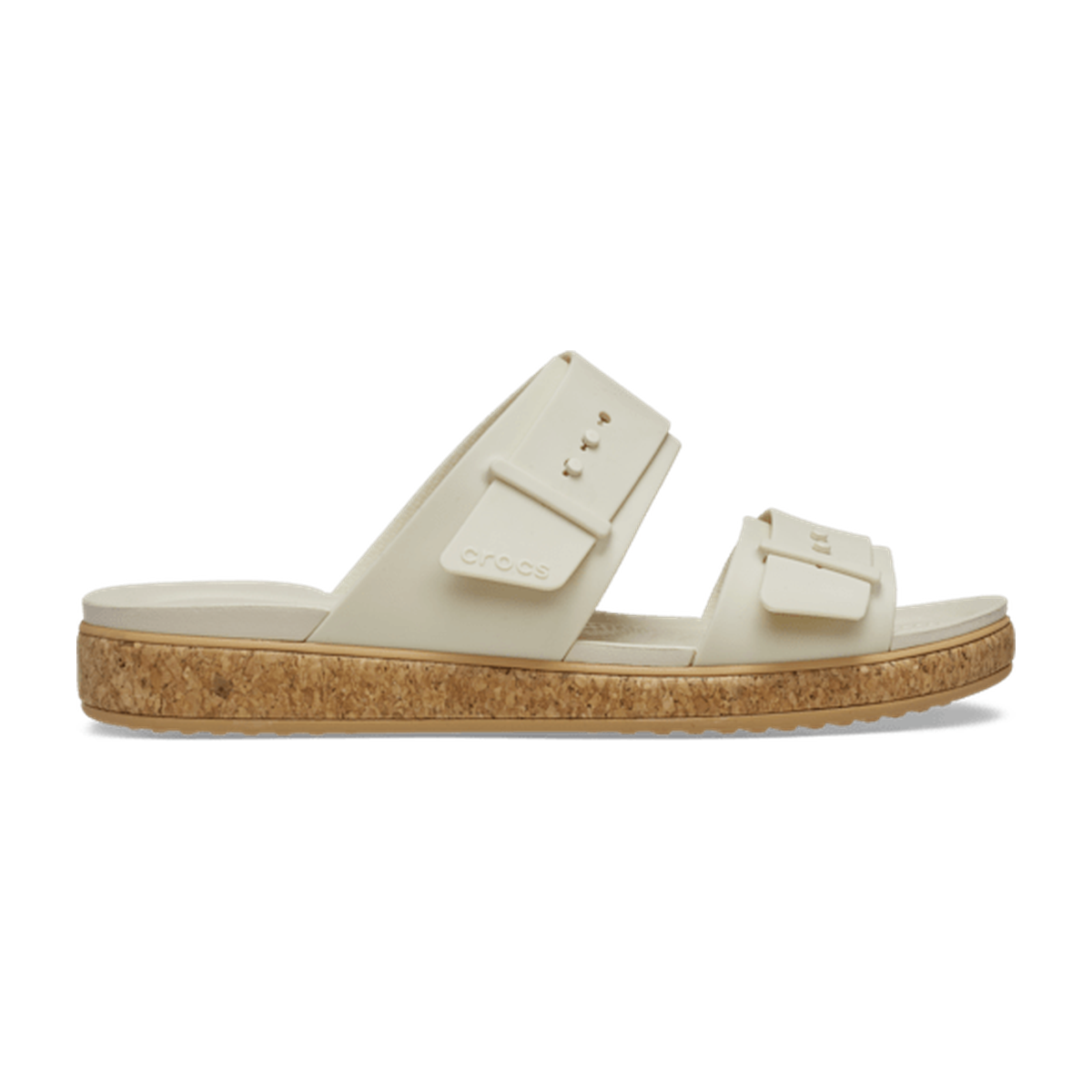 Brooklyn Buckle Low Low Cork Sandal - Frappé