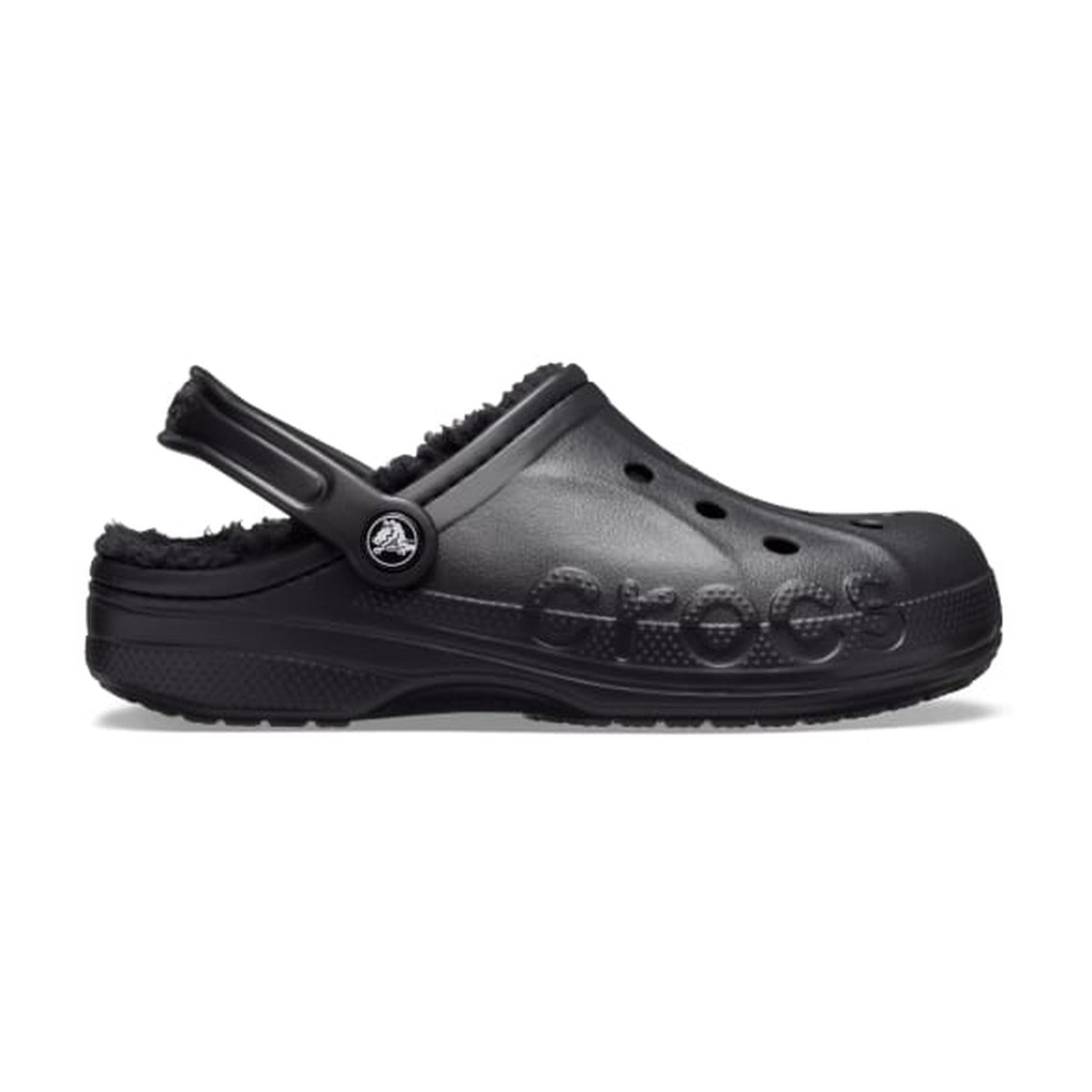 Baya Lined Clog - Black / Black