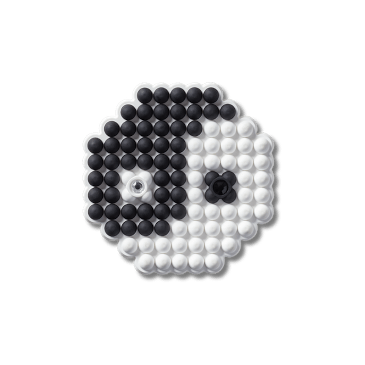 Beaded Ying and Yang