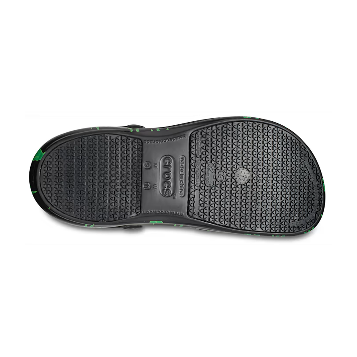 crocs-gallery-color:black / green; color:Black / Green; alt:ALT130; file:204044_00Y-ALT130