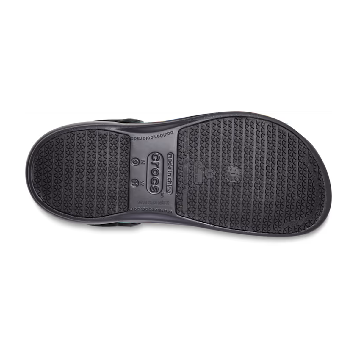 crocs-gallery-color:black / multi stripe; color:Black / Multi Stripe; alt:ALT130; file:204044_0N8-ALT130