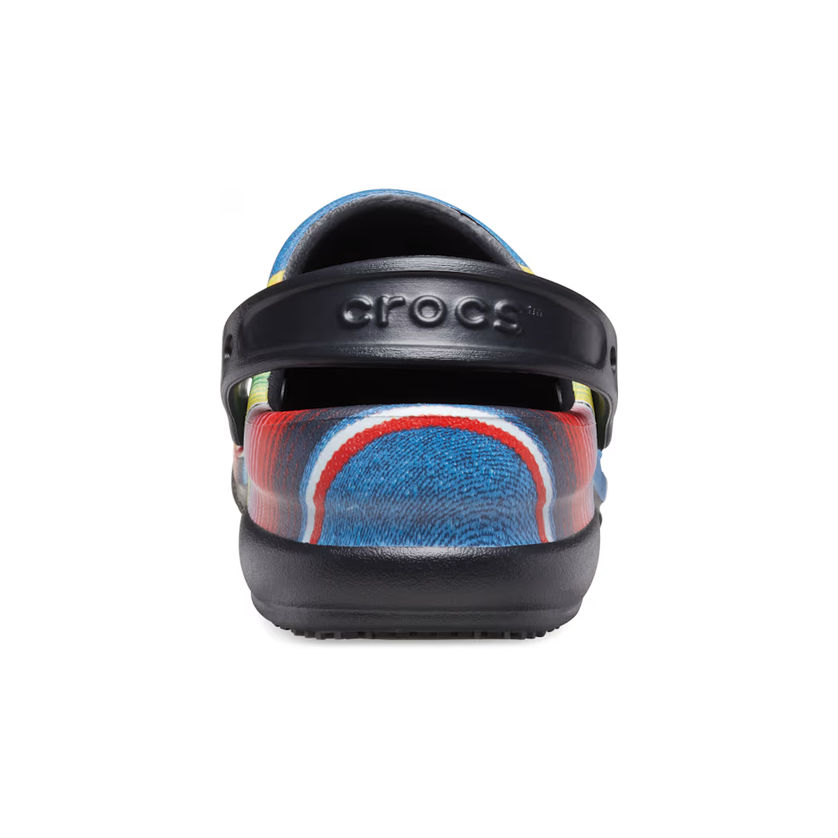 crocs-gallery-color:black / multi stripe; color:Black / Multi Stripe; alt:ALT160; file:204044_0N8-ALT160