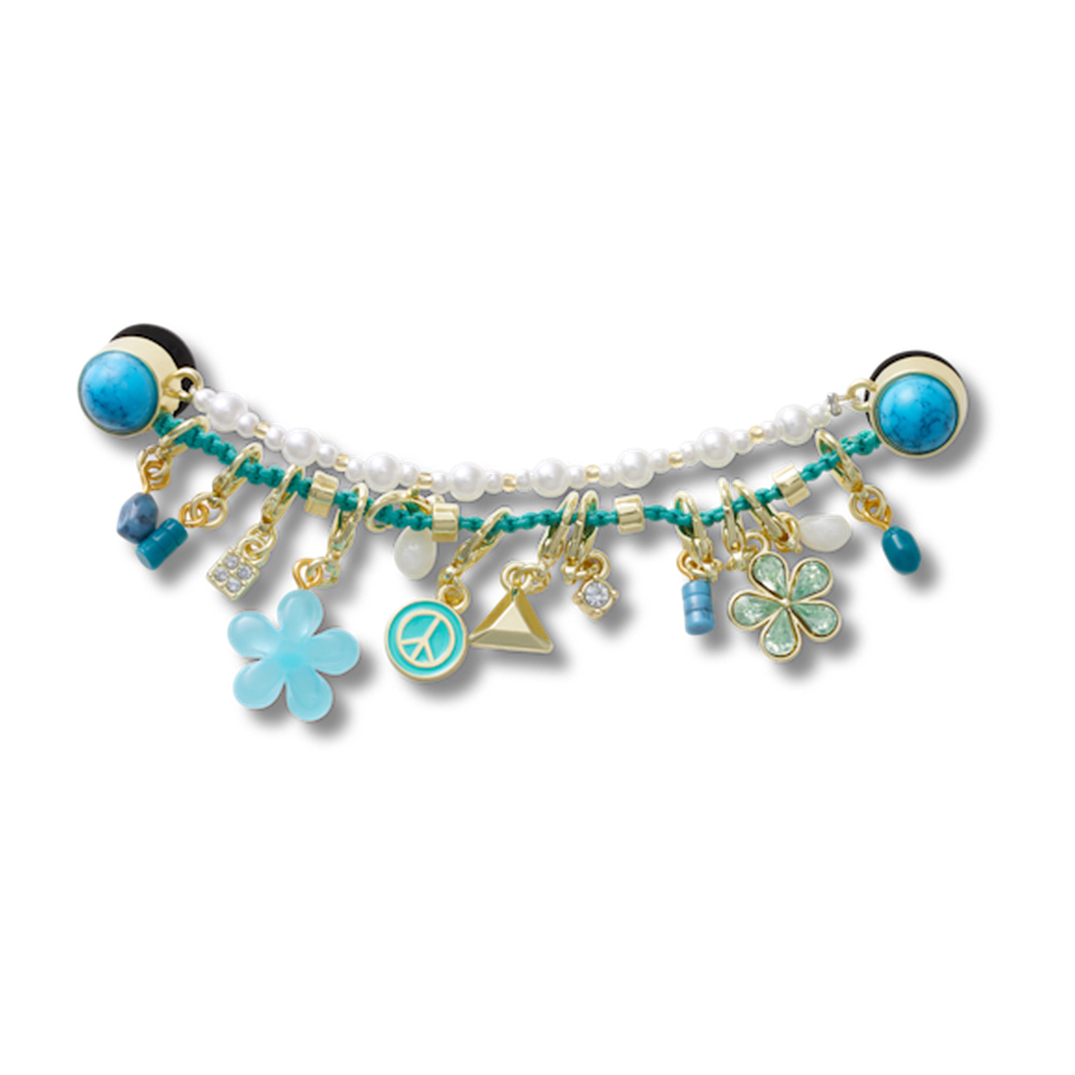 Blue Adjustable Charm Chain