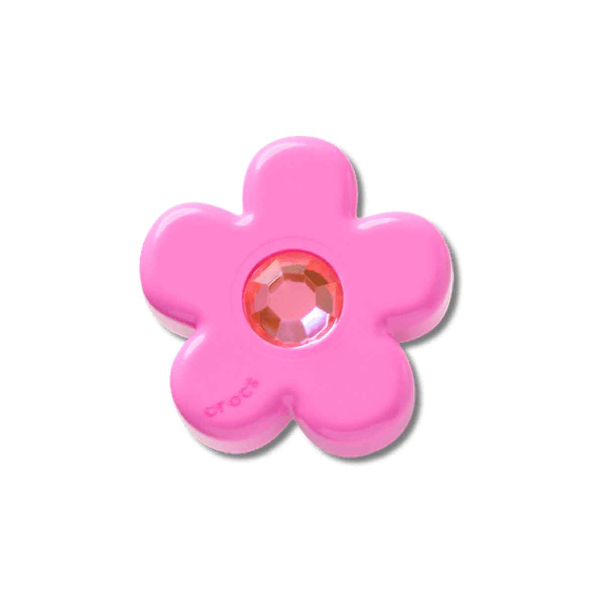 Bright Pink Flower With Gem