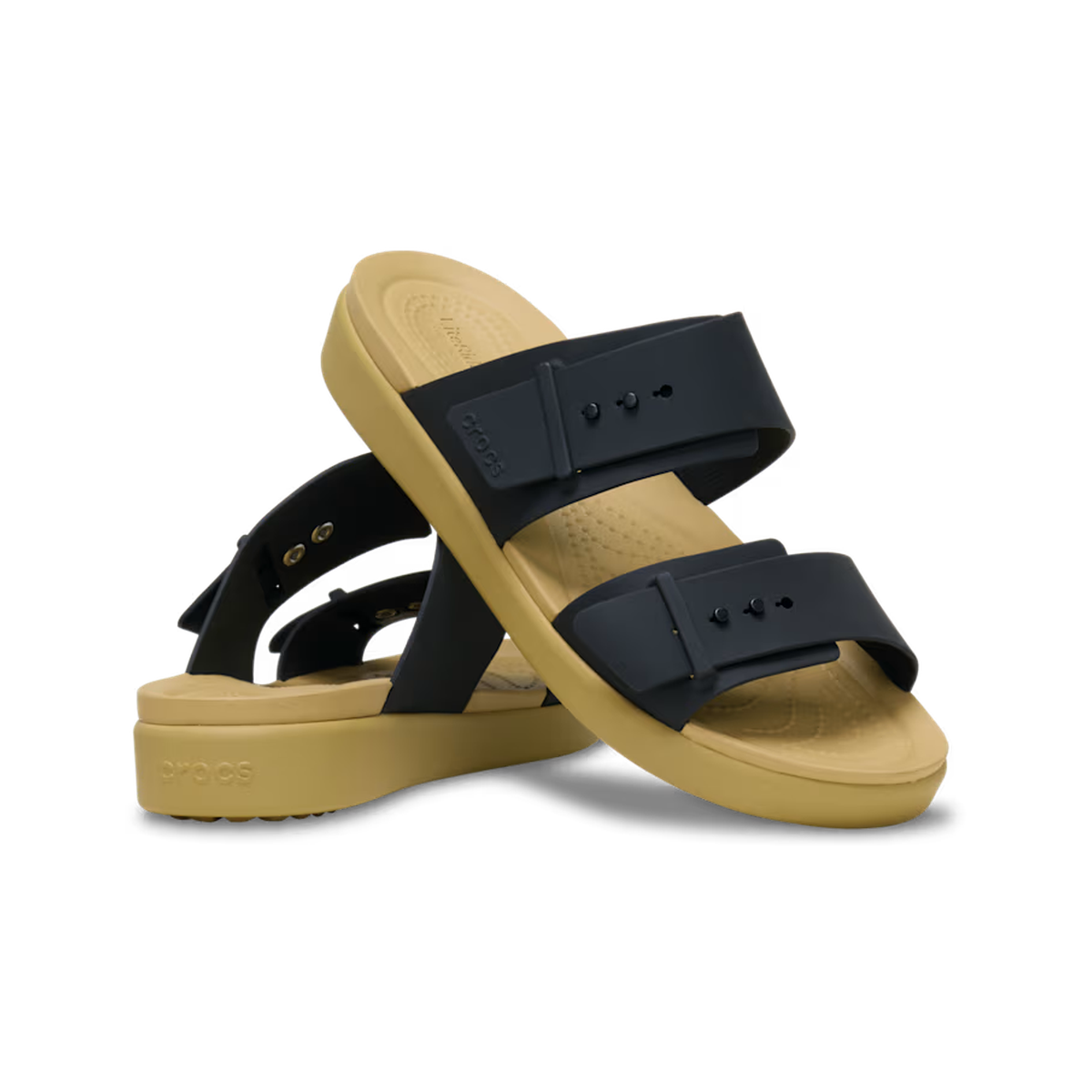 crocs-gallery-color:black / tan; color:Black / Tan; alt:ALT110; file:211215_00W-ALT110