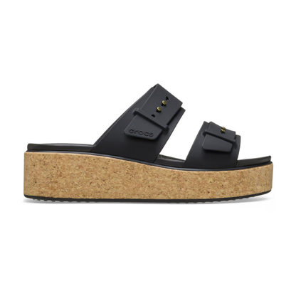 Crocs Brooklyn Buckle Low Wedge Cork Sandal ALT100