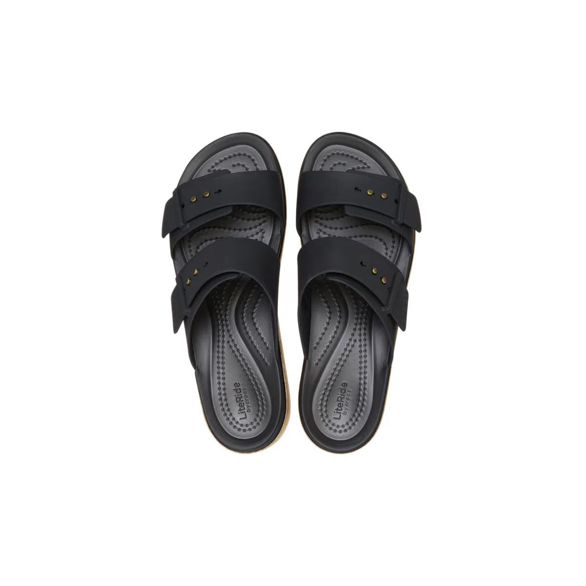 Crocs Brooklyn Buckle Low Wedge Cork Sandal ALT120