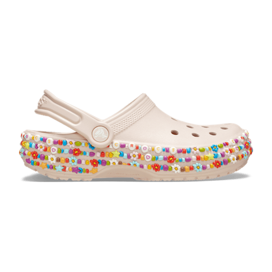 Kid's Classic Beaded Band Clog - Quartz