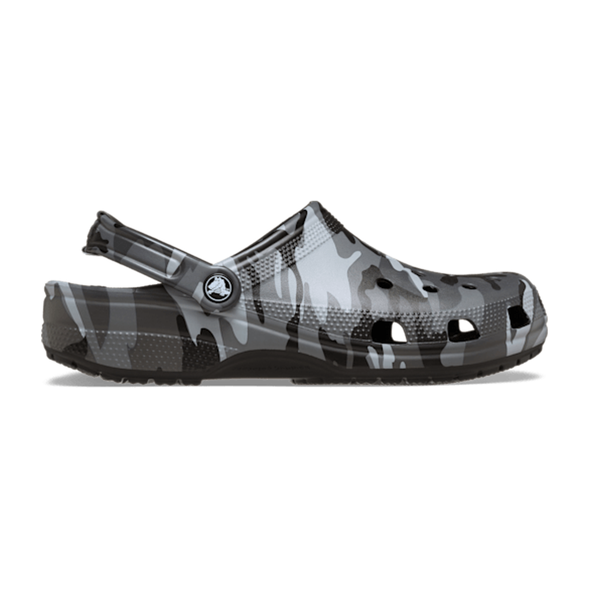 Classic Camouflage Clog - Black/Slate Grey