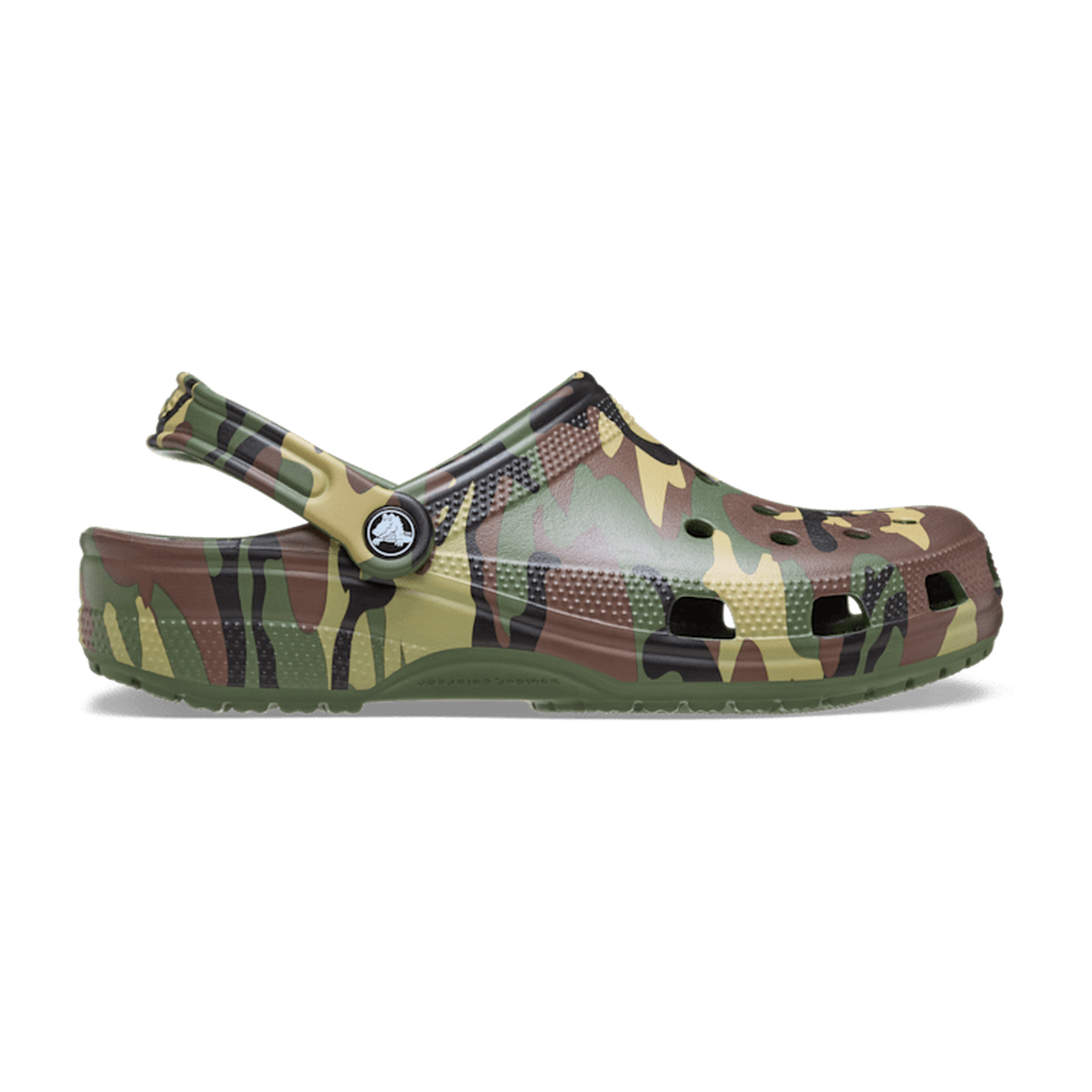 Classic Camouflage Clog - Army Green / Multi
