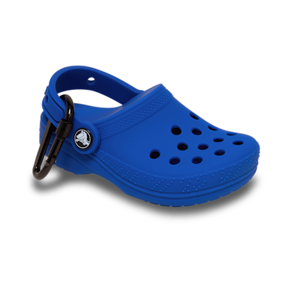 Classic Clog Pouch Bag Charm - Blue Bolt