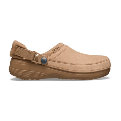 Classic Crafted Vegan Suede Clog - Milk Chocolate