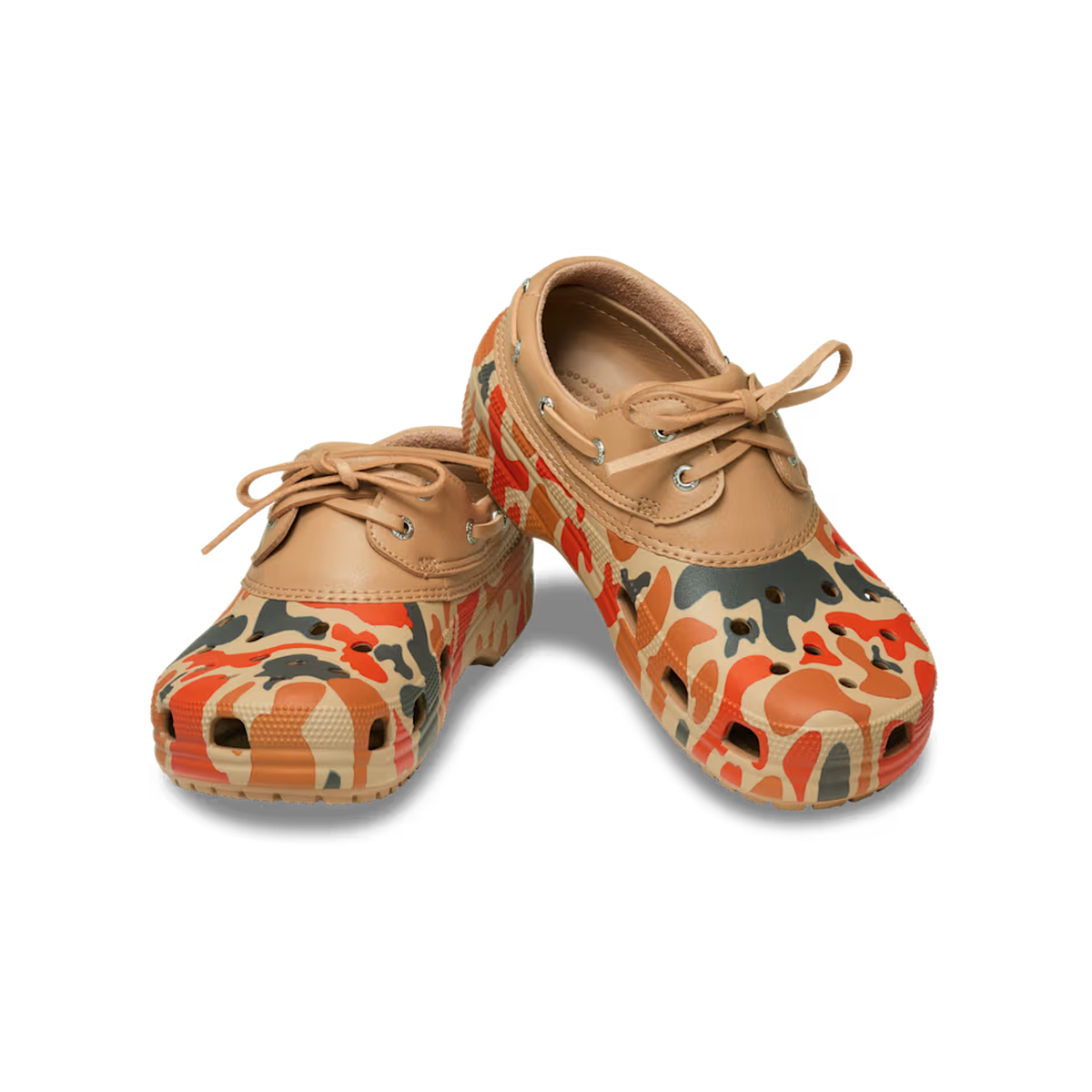 crocs-gallery-color:tan/shocking orange; color:Tan/Shocking Orange; alt:ALT110; file:212951_2NW-ALT110