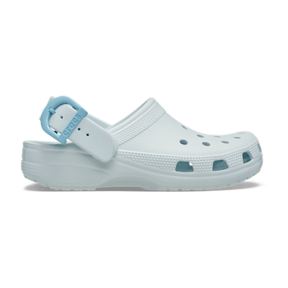 Classic Enamel Buckle Clog - Vapor Ice