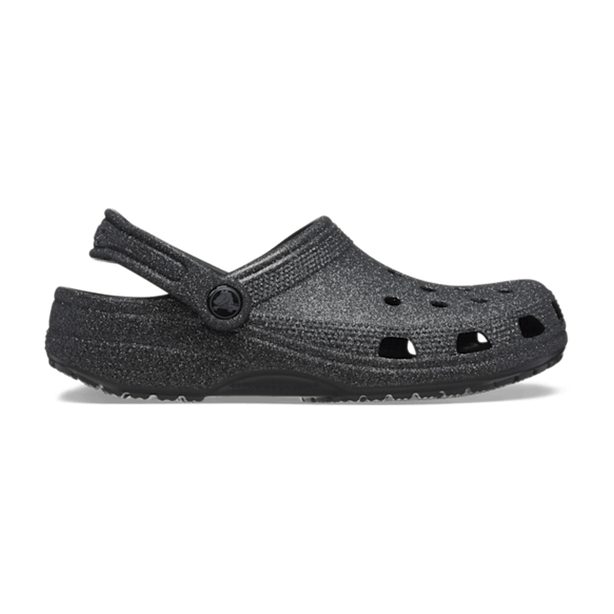 Classic Glitter Clog - Black Glitter