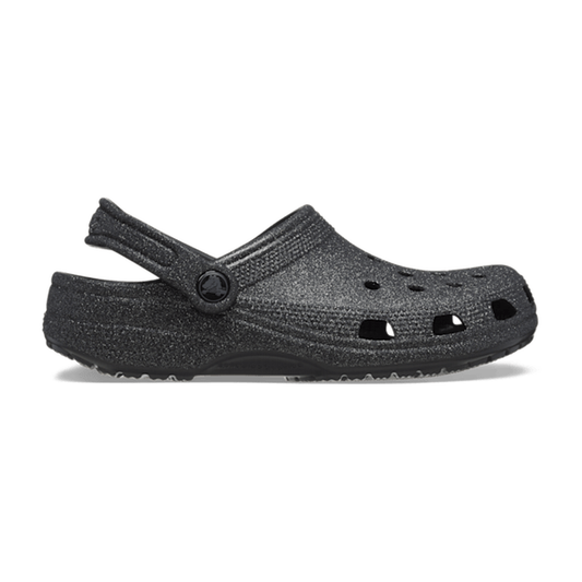 Classic Glitter Clog - Black Glitter