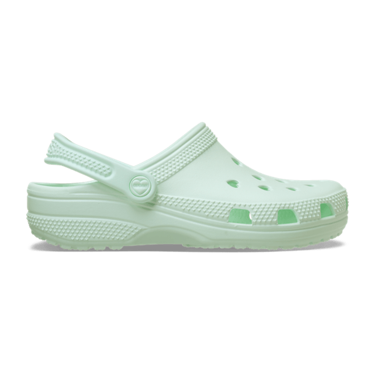 Classic Hearts Cut Out Clog - Retro Ice