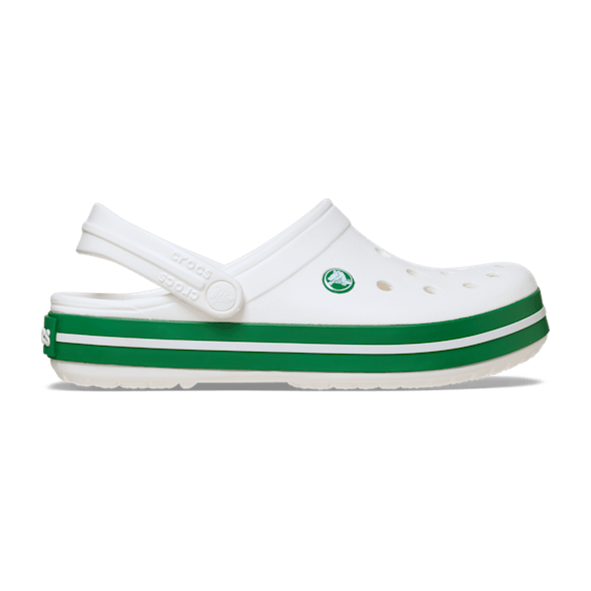 Crocband™ Clog - White / Green Ivy