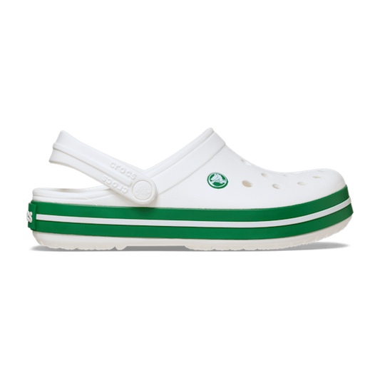 Crocband™ Clog - White / Green Ivy