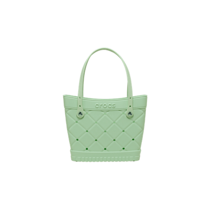 Medium Quilted Tote - Serene Green