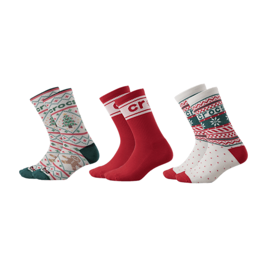 CrocsSocks Sweater Print 3-Pack - Multi
