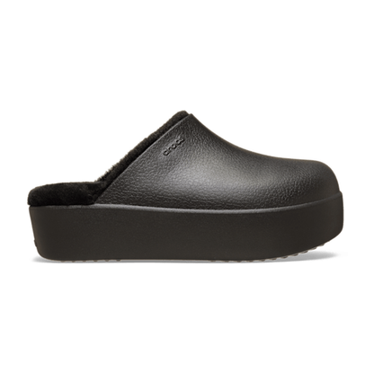 Dylan Platform Lined Clog - Black