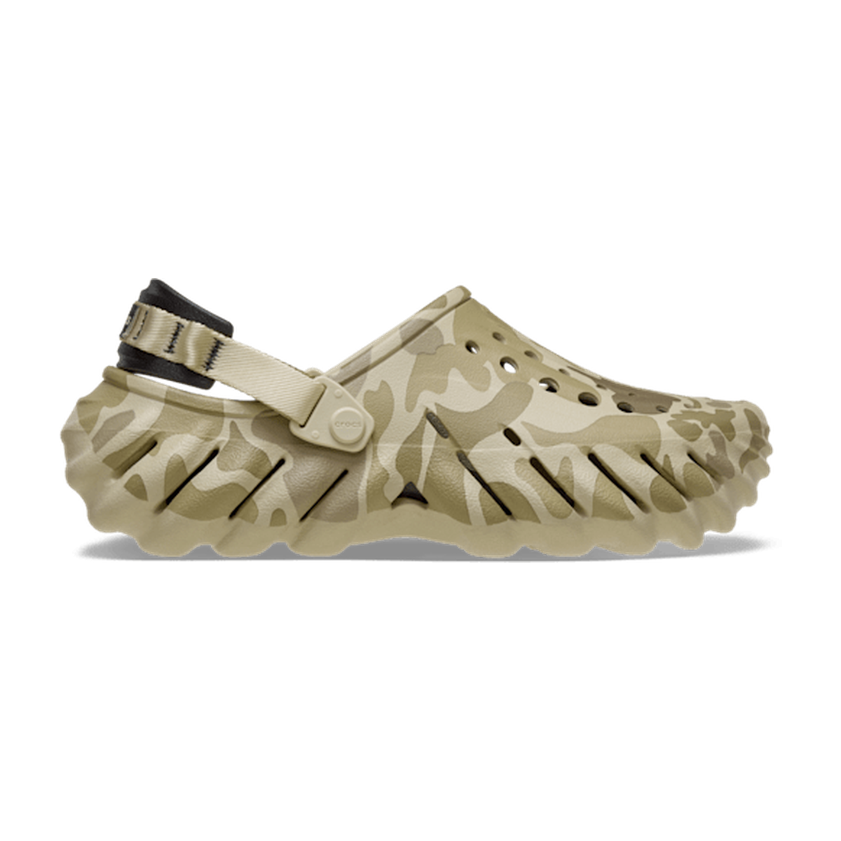 Echo Duck Camo Clog - Bone / Black