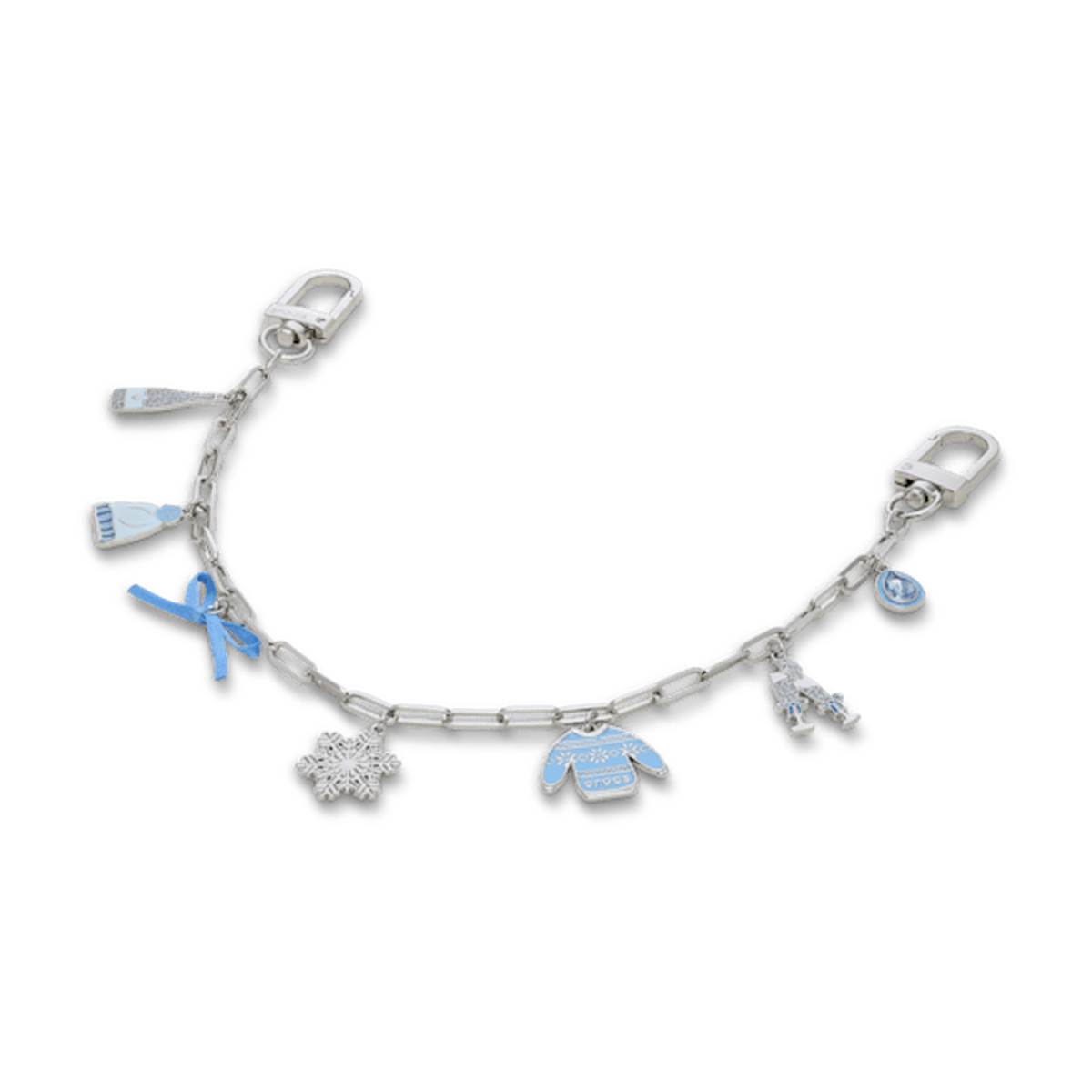 Fair Isle Ice Bag Chain - Blue