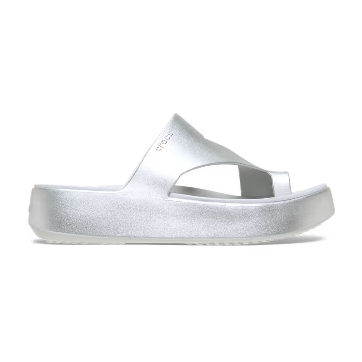Crocs Getaway Platform Toe Loop Metallic Sandal ALT100