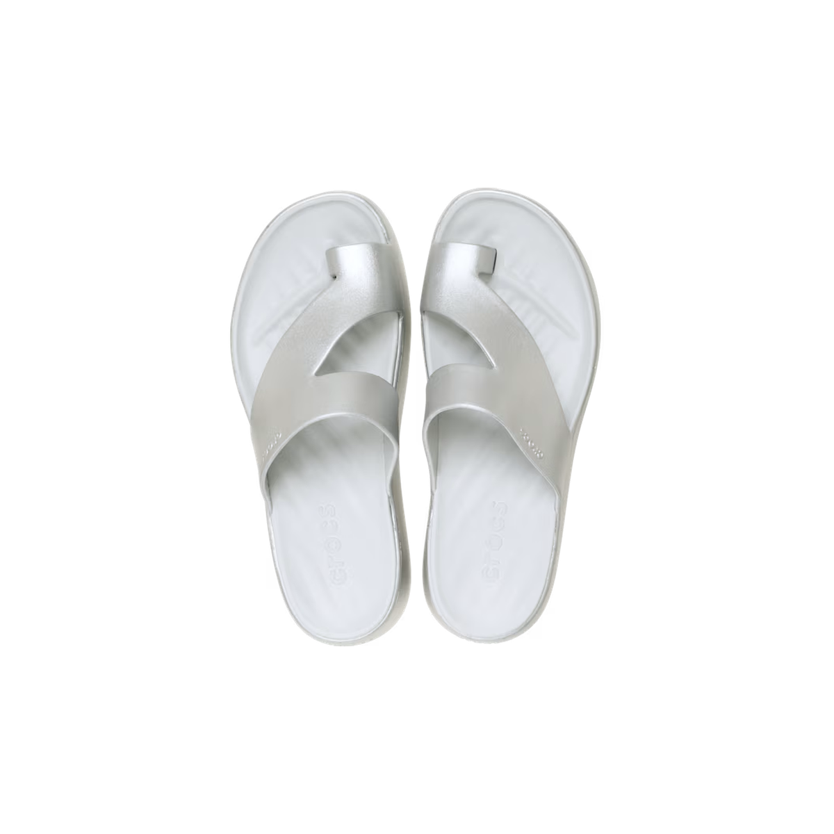 Crocs Getaway Platform Toe Loop Metallic Sandal ALT120