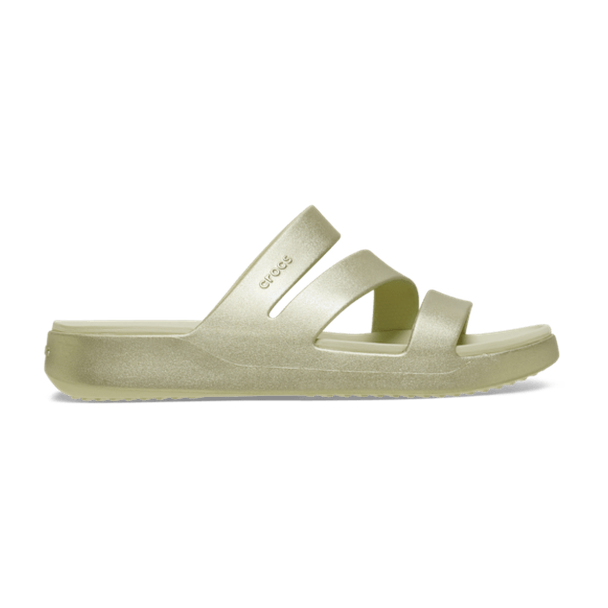 Getaway Strappy Metallic Sandal - Champagne Metallic