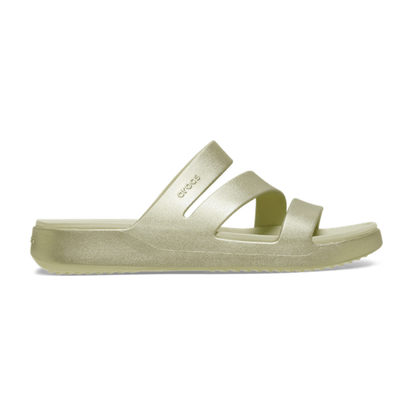 Getaway Strappy Metallic Sandal - Champagne Metallic