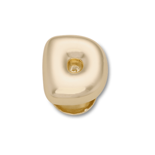 Gold Bubble Letter D