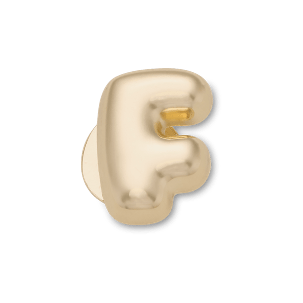 Gold Bubble Letter F