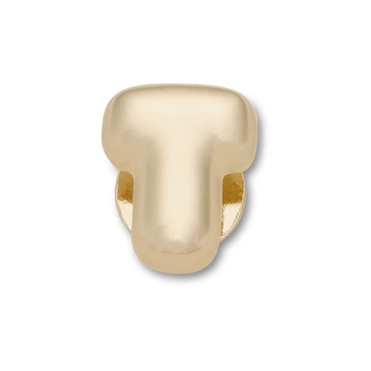 Gold Bubble Letter T