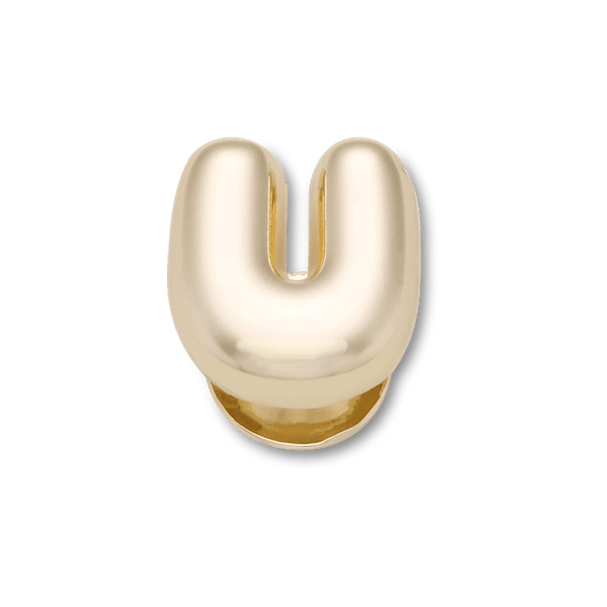 Gold Bubble Letter U