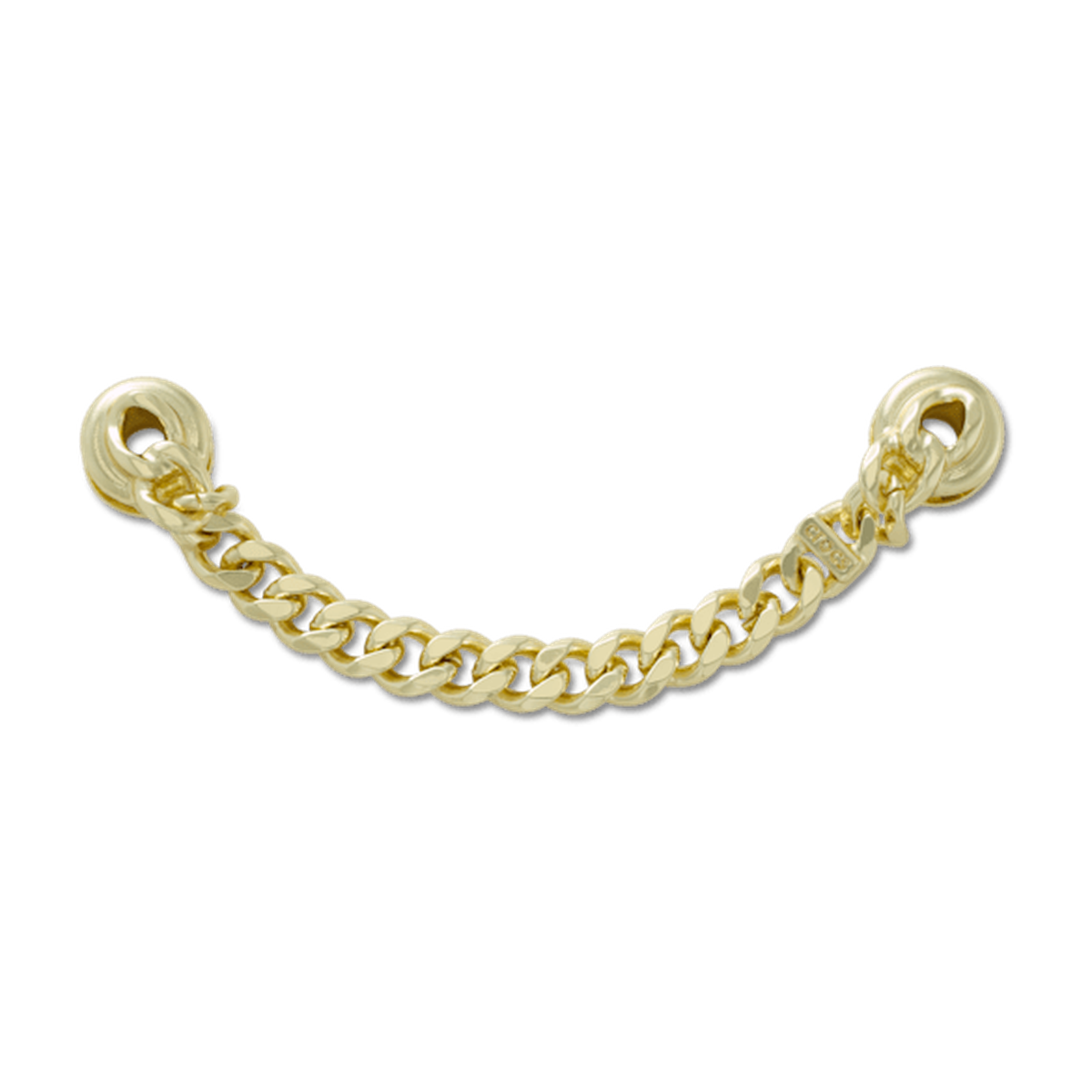 Gold Flat Curb Chain