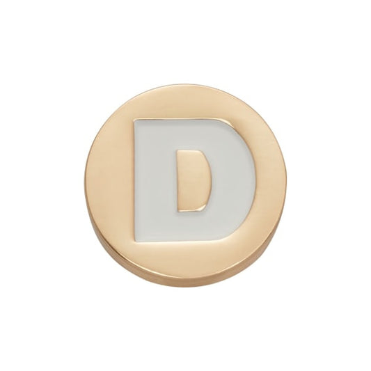 Gold Letter D