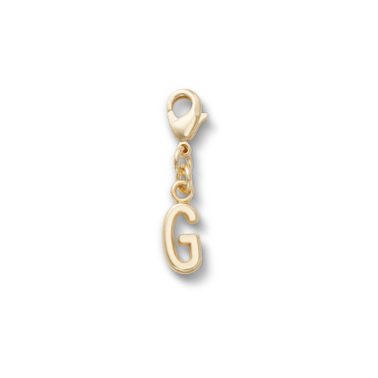 Gold Letter G Charm